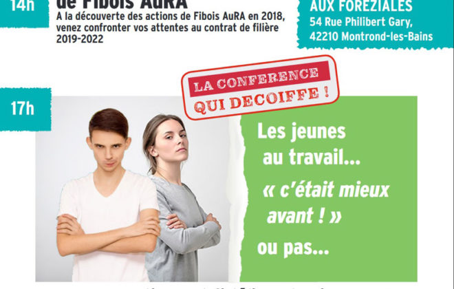 Conférence Fibois Auvergne Rhône-Alpes au centre de séminaires les Foréziales