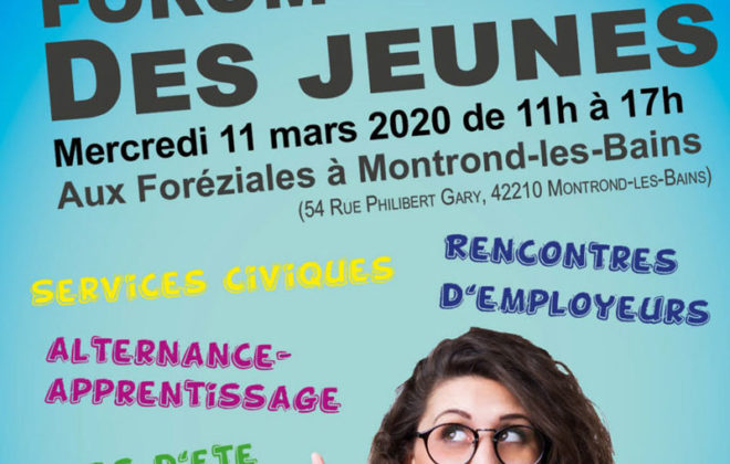 Forum de l'emploi des jeunes aux Foréziales avec Forez-Est