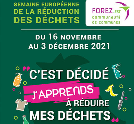 La communauté de communes Forez-Est aux Foréziales dans le cadre de la semaine européenne de la gestion des déchets