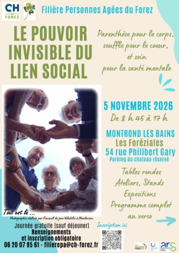 journée professionnelle filière personnes agees du forez 2026 aux foreziales